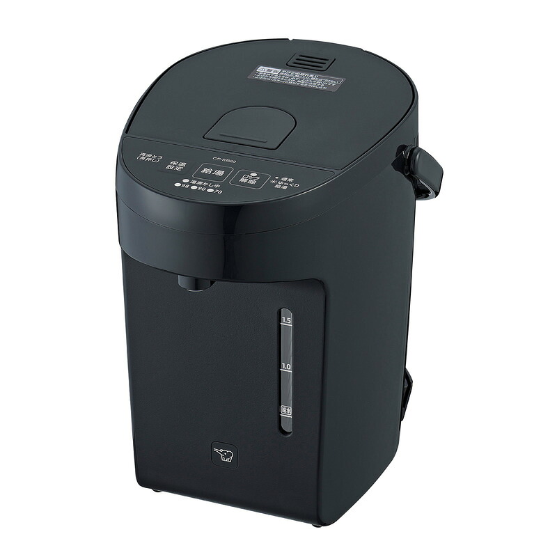 【4/15エントリー当店最大P6倍】象印 ZOJIRUSHI マイコン沸とう 電動ポット CP-EB20-BM 2.0L コンパクト 3段階保温設定 スレートブラック【北海道・沖縄・離島配送不可】