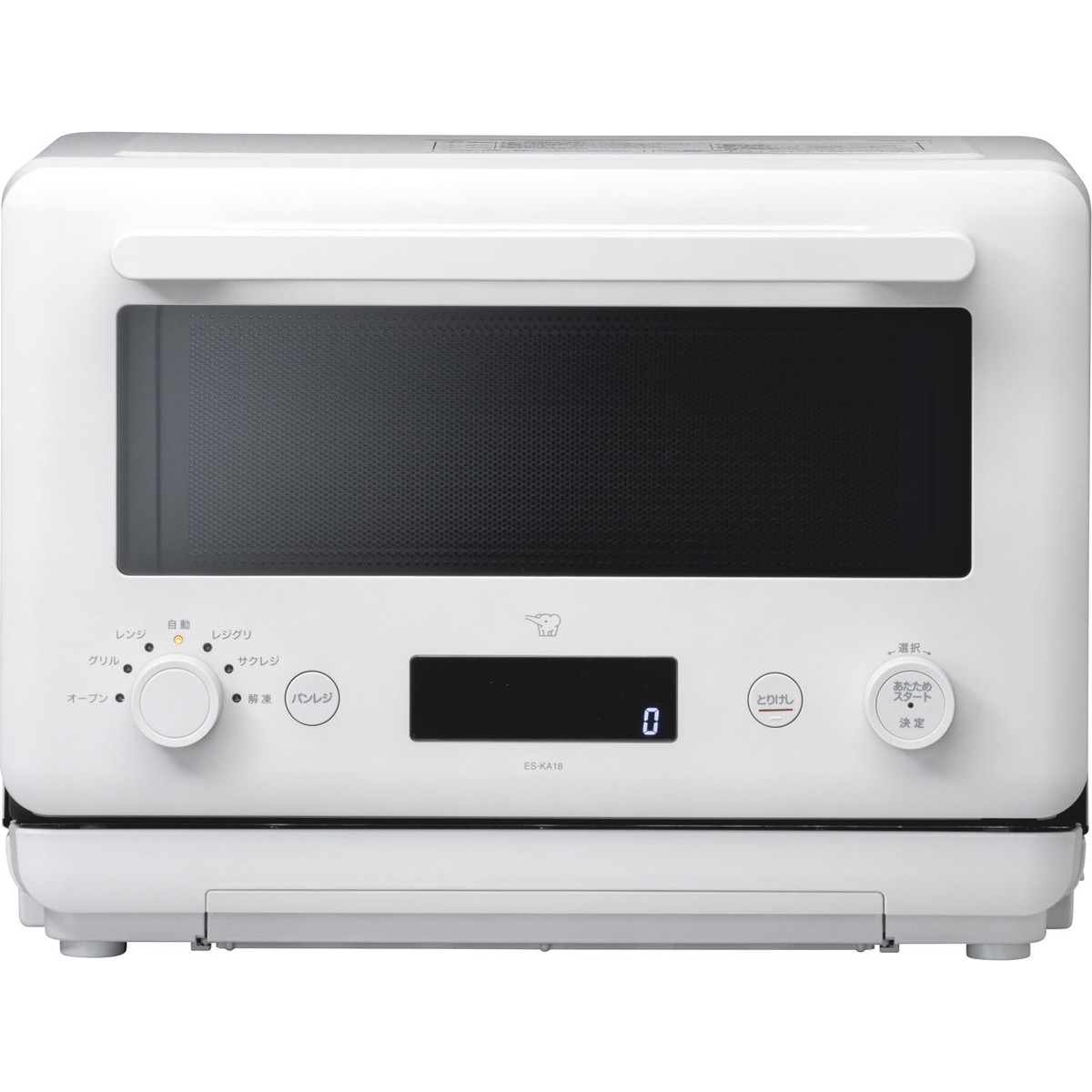 象印 ZOJIRUSHI オーヴン範囲 EVERINO エブリノ ES-KA18-WM 18L ペールホワイト【北海道・沖縄・離島送りとどける不可】