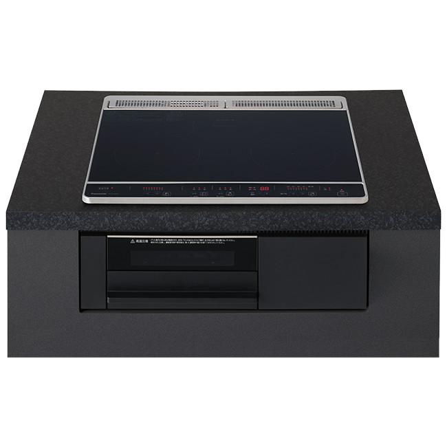 Panasonic パナソニック IH煮炊き暖房器 KZ-N1H6AK Nつづき物 ビルトはたご屋手合い 単相200V 2口IH+ラジエント 鉄・ステンレス鋼相応う 幅60糎 黒いこと/黒いこと【北海道・沖縄・離島送りとどける不可】