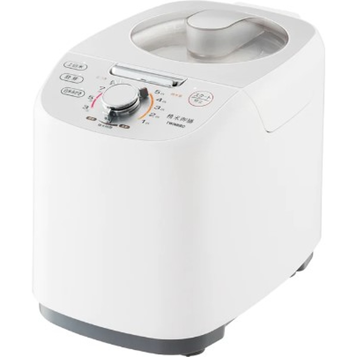ツインバード TWINBIRD コンパクト精米器 精米御膳 MR-E751W ホワイト【北海道・沖縄・離島配送不可】｜ライフマーケット店