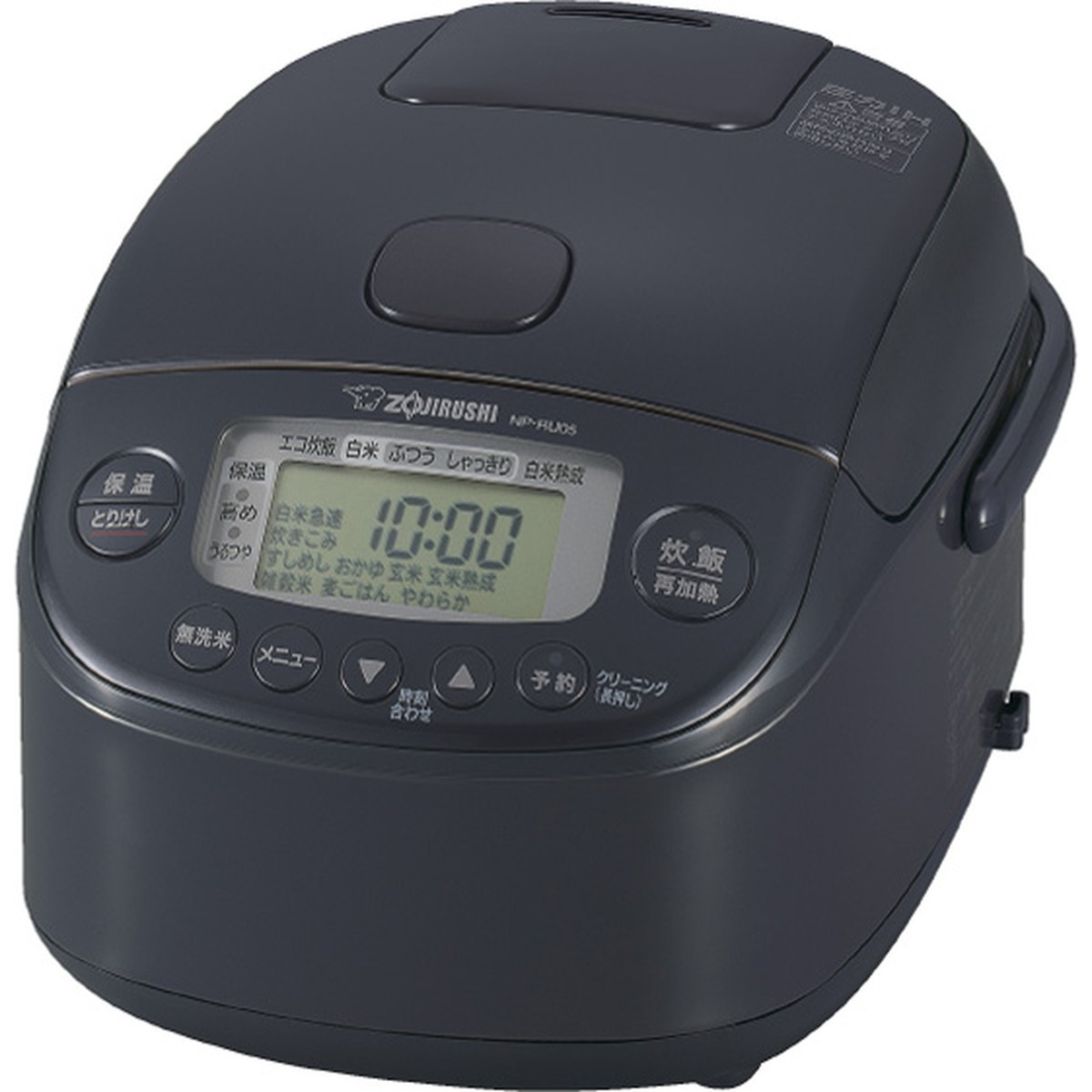 象印 ZOJIRUSHI 炊飯器 圧力IH炊飯ジャー 極め炊き NP-RU05-BZ 3合炊き スレートブラック【北海道・沖縄・離島配送不可】