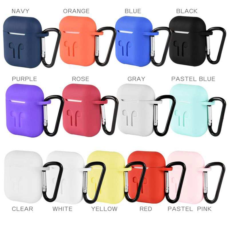 楽天市場 Airpods ケース カバー 収納ケース Appleワイヤレスイヤホンair Pod エアポッド 防塵 耐衝撃 キズ防止 滑り止め シリコン製 衝撃吸収 カラビナ スポーツ アップル エアーポッズ イヤホン カバーストラップ付 シンプル 携帯に便利 イヤホンケース キーリング