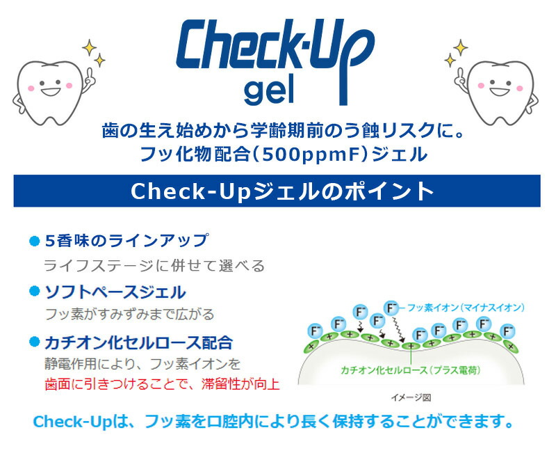 新しい到着 ライオン チェックアップ ジェル バナナ 60g Check-Up gel 医薬部外品歯科専売 チェックアップジェル フッ素 フッ素コート Lion Check Upgel Banana qdtek.vn