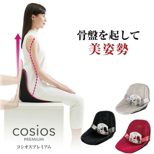 ボードクッション cosios PREMIUM コシオスプレミアム 美姿勢サポート 骨盤クッション 骨盤 クッション 姿勢補正 腰 尻 安定 姿勢