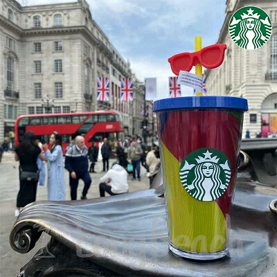 ≪英国の首都 身をもって仕入れ≫ STARBUCKS COFFEE サングラスコールドカップ タンプラー 16薬局衡オンス(473ml)   はやりっ子バックス 【手に入れる捉え所のない】【LONDON】【連合王国】【英国の首都】【英国の首都直輸入】【スタバ】【スターバックスコーヒー】[140]