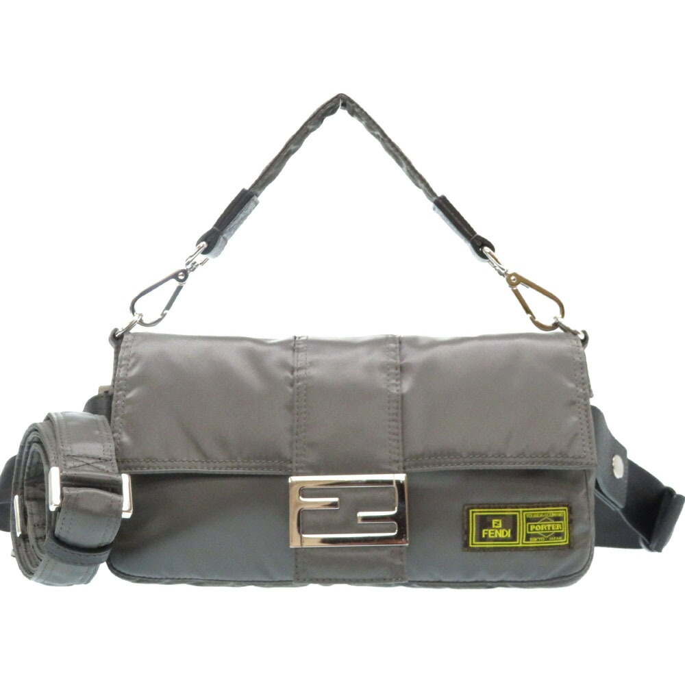 楽天市場 新品同様 フェンディ ポーター コラボ バケット 3way ショルダー ウエストバッグ 7va472 グレー 19年秋冬モデル 0100 中古 Fendi Porter ｌｉｆｅ ｔｉｍｅ楽天市場店