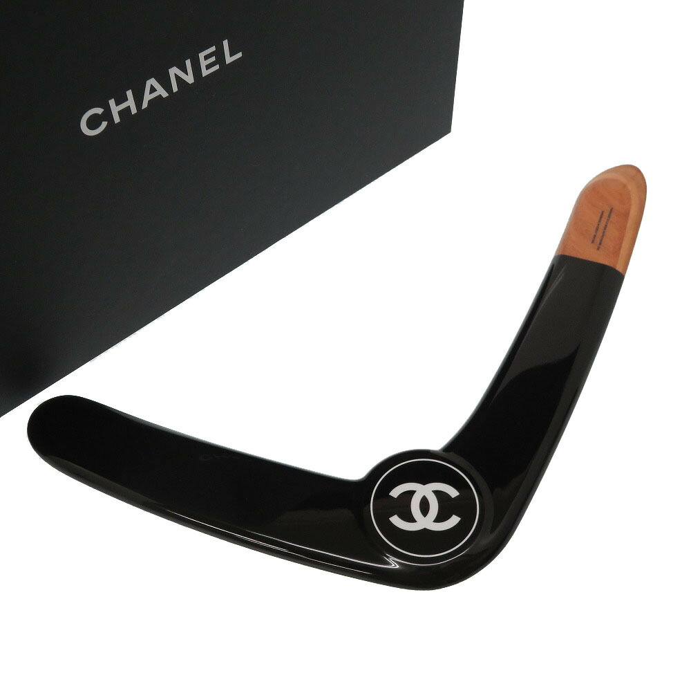 楽天市場 未使用 シャネル ブーメラン ウッド プラスチック ブラック ココマーク 黒 0141 中古 Chanel ｌｉｆｅ ｔｉｍｅ楽天市場店