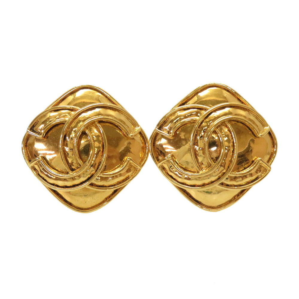 美品 シャネル ヴィンテージ 94P ゴールド イヤリング ココマーク アクセサリー 0030 【中古】 CHANEL