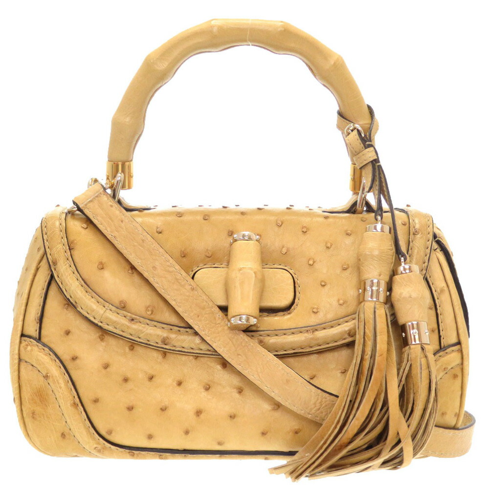 楽天市場】80s〜90s OLD GUCCI Bamboo 2way Hand Bag 茶