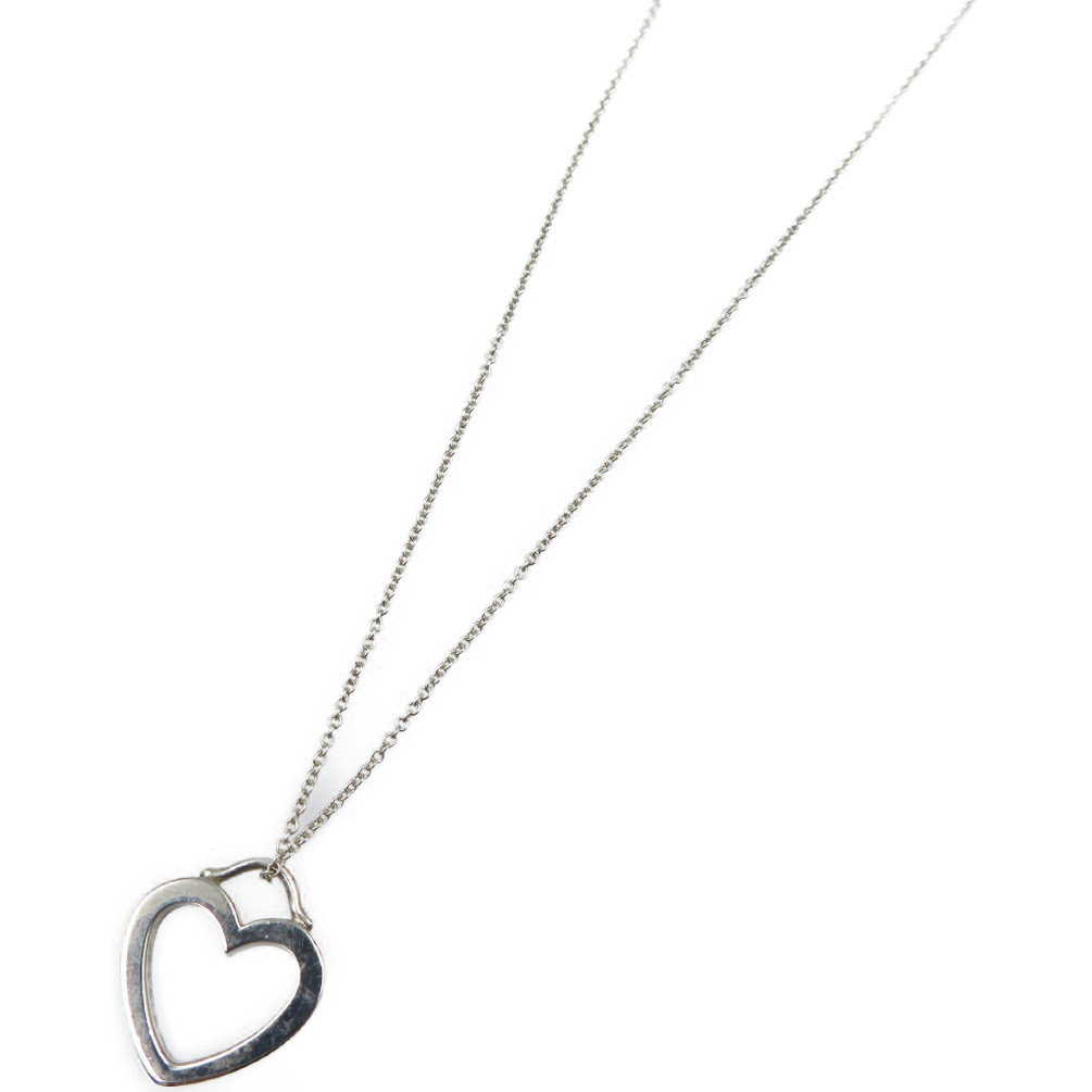 ティファニー シルバー925 ハート ネックレス 0155【中古】TIFFANY&Co.
