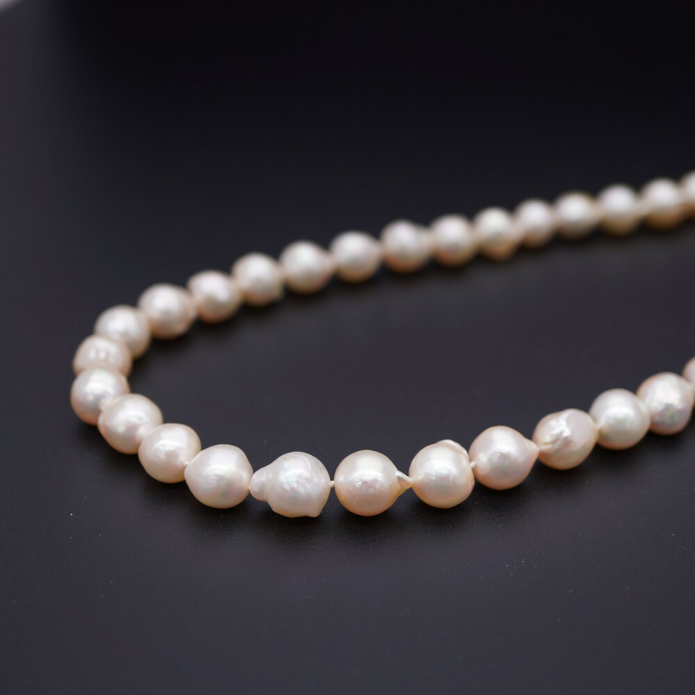 美品 山勝真珠 12mm パール ネックレス ネックレス パール/K18YG イエローゴールド アクセサリー 0127【中古】レディース 52,800円