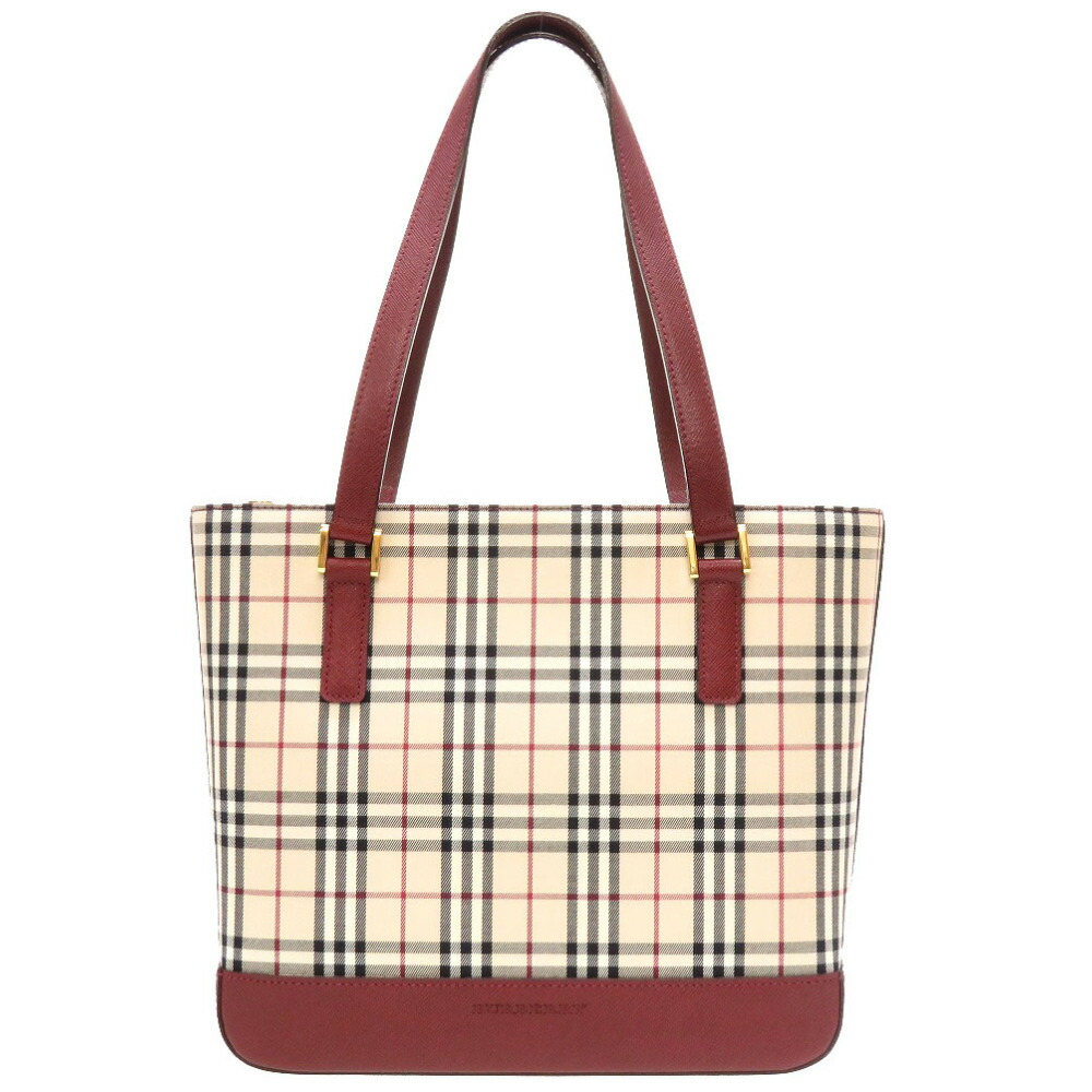 楽天市場】美品 バーバリー BURBERRY バニティ ハンドバッグ 赤