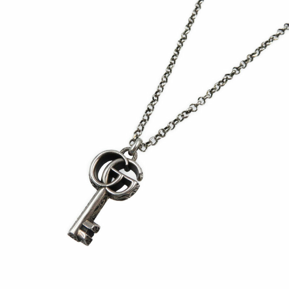 【楽天市場】新品同様 グッチ GGマーモント ダブルG キー 鍵 シルバー925 ネックレス 0260【中古】GUCCI：LIFE TIME楽天市場店