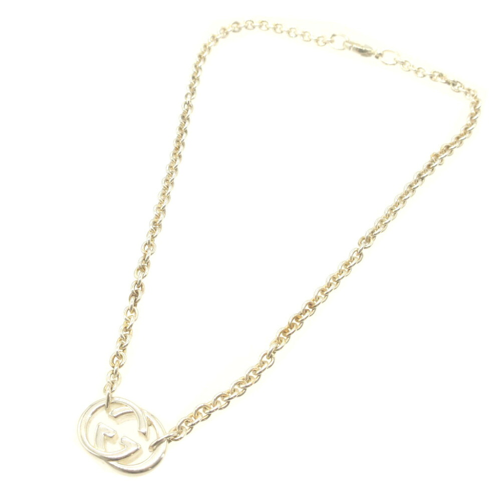 グッチ インターロッキングG シルバー925 シルバー 0263【中古】GUCCI