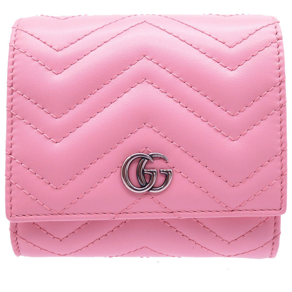 楽天市場】美品 グッチ GGマーモント コンパクトウォレット