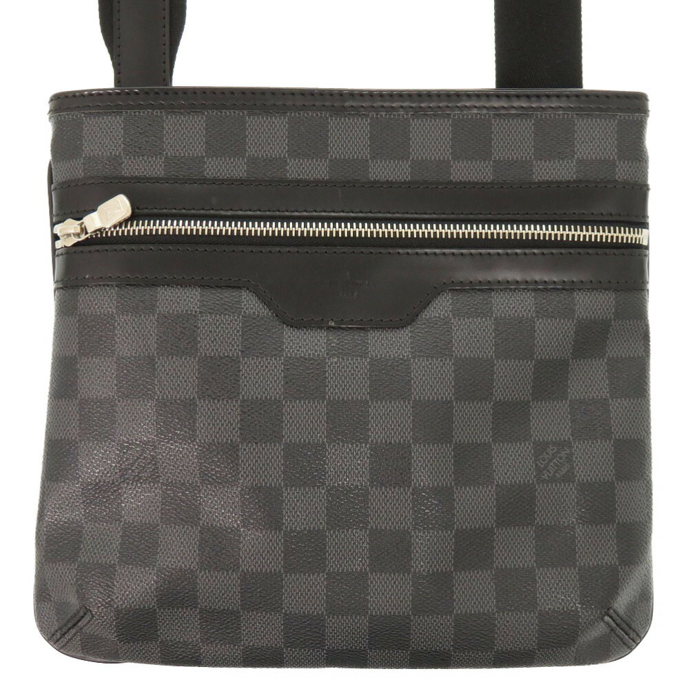 美品 ルイ ヴィトン トマス ダミエ グラフィット N58028 ショルダーバッグ バッグ LV 0084 【中古】 LOUIS VUITTON