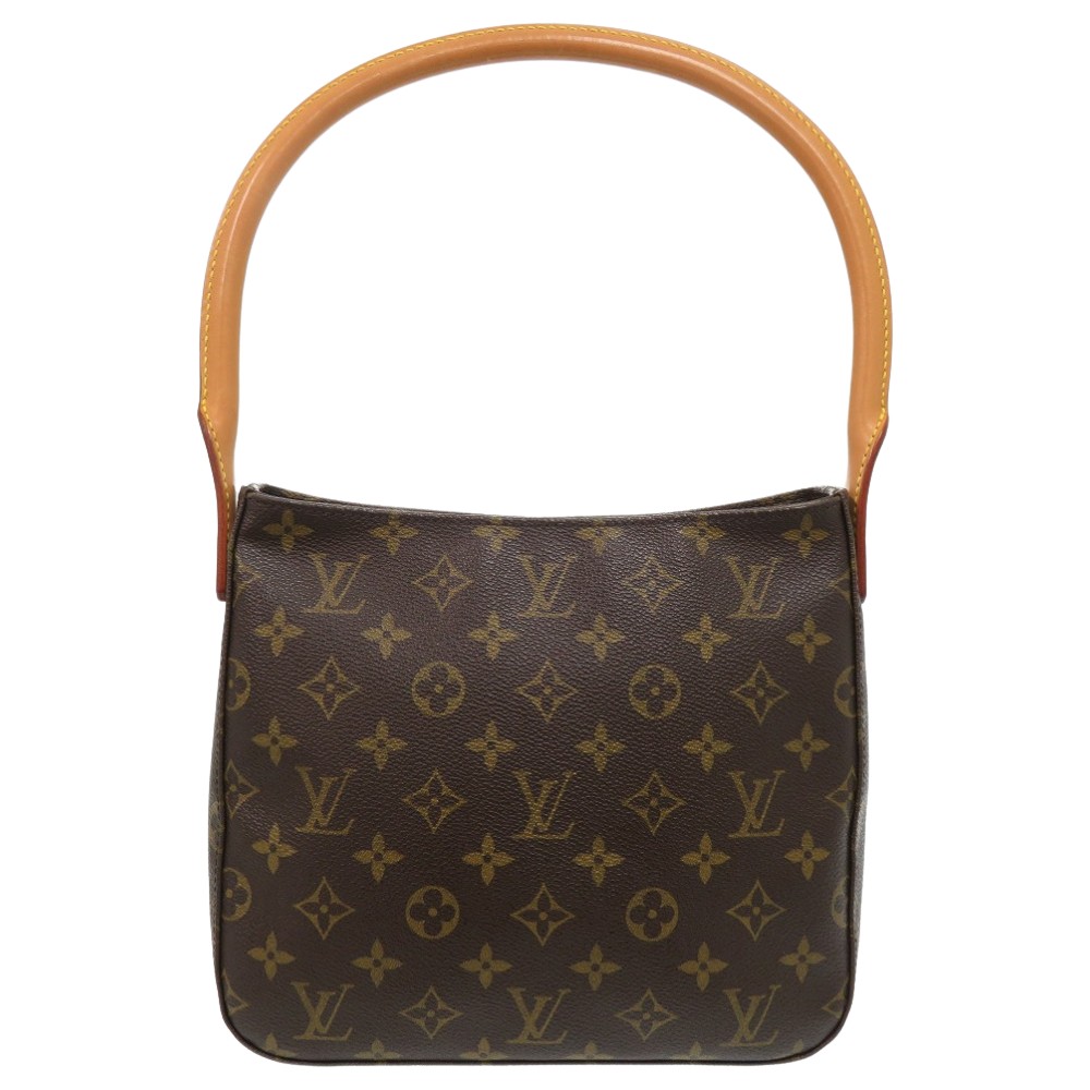 新品負けず劣らず ルイヴィトン モノグラム ルーピングMM M51146 ショルダーバッグ LV 0446【中古】LOUIS VUITTON