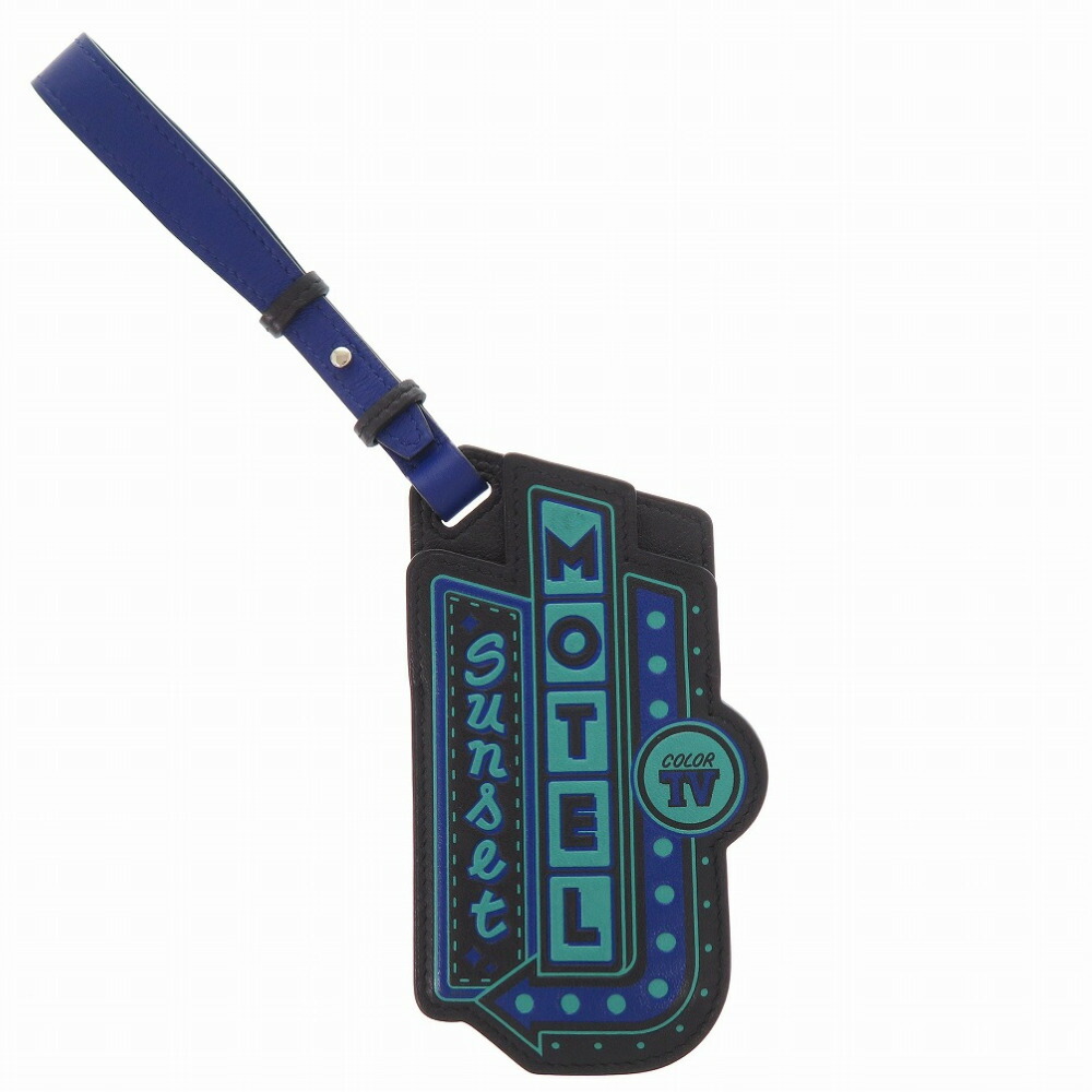 楽天市場】【エルメス】Hermes レザー ネームホルダー ネームタグ