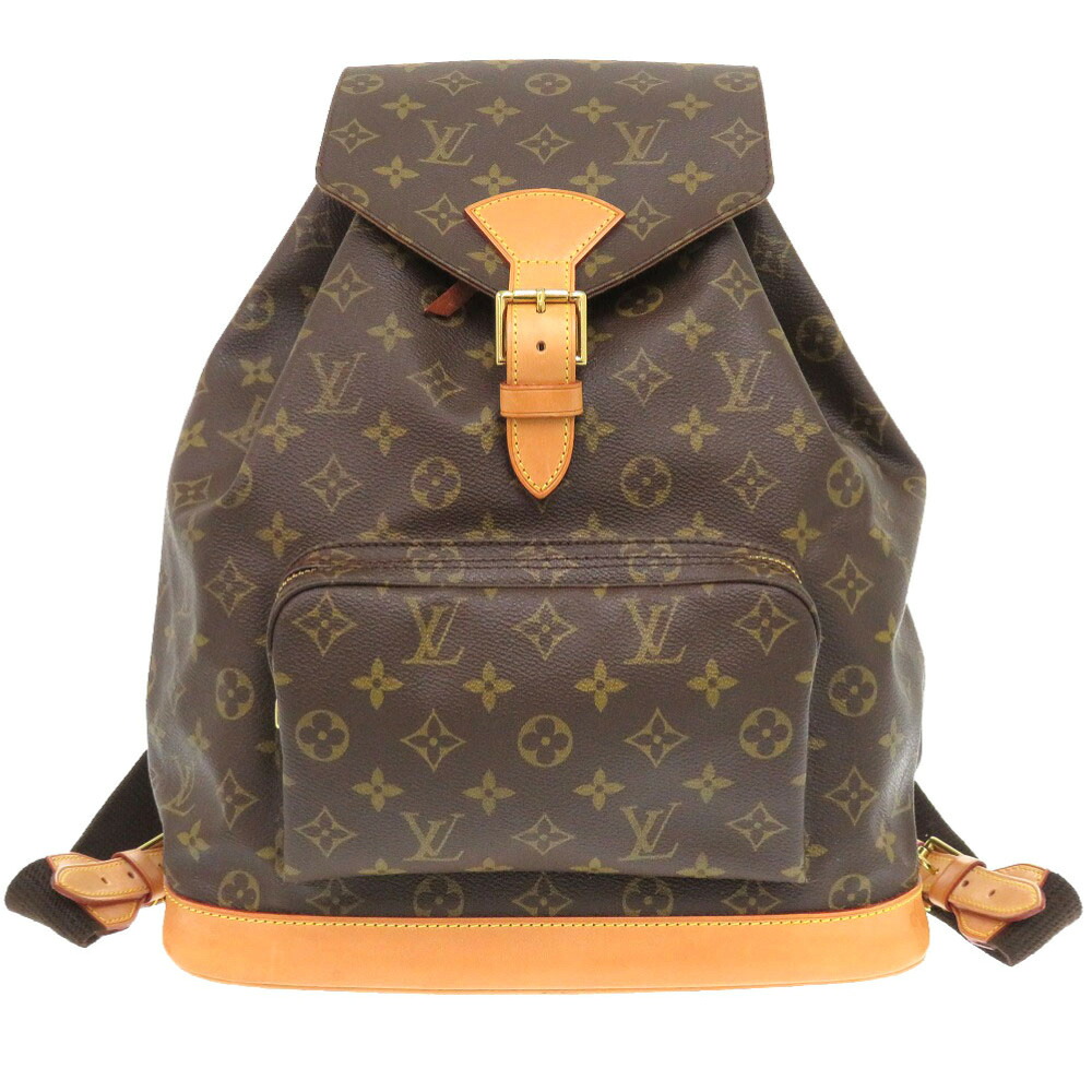 美品 ルイ ヴィトン モン掏摸GM モノグラム M51135 背嚢 LV 1062 【中古】 LOUIS VUITTON