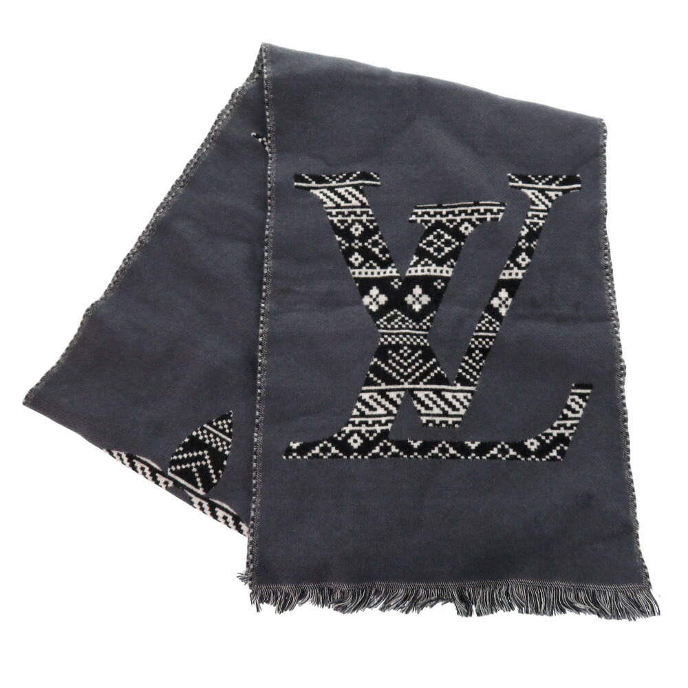 楽天市場】ルイヴィトン LVロゴマフラー エシャルプ・カーディフ