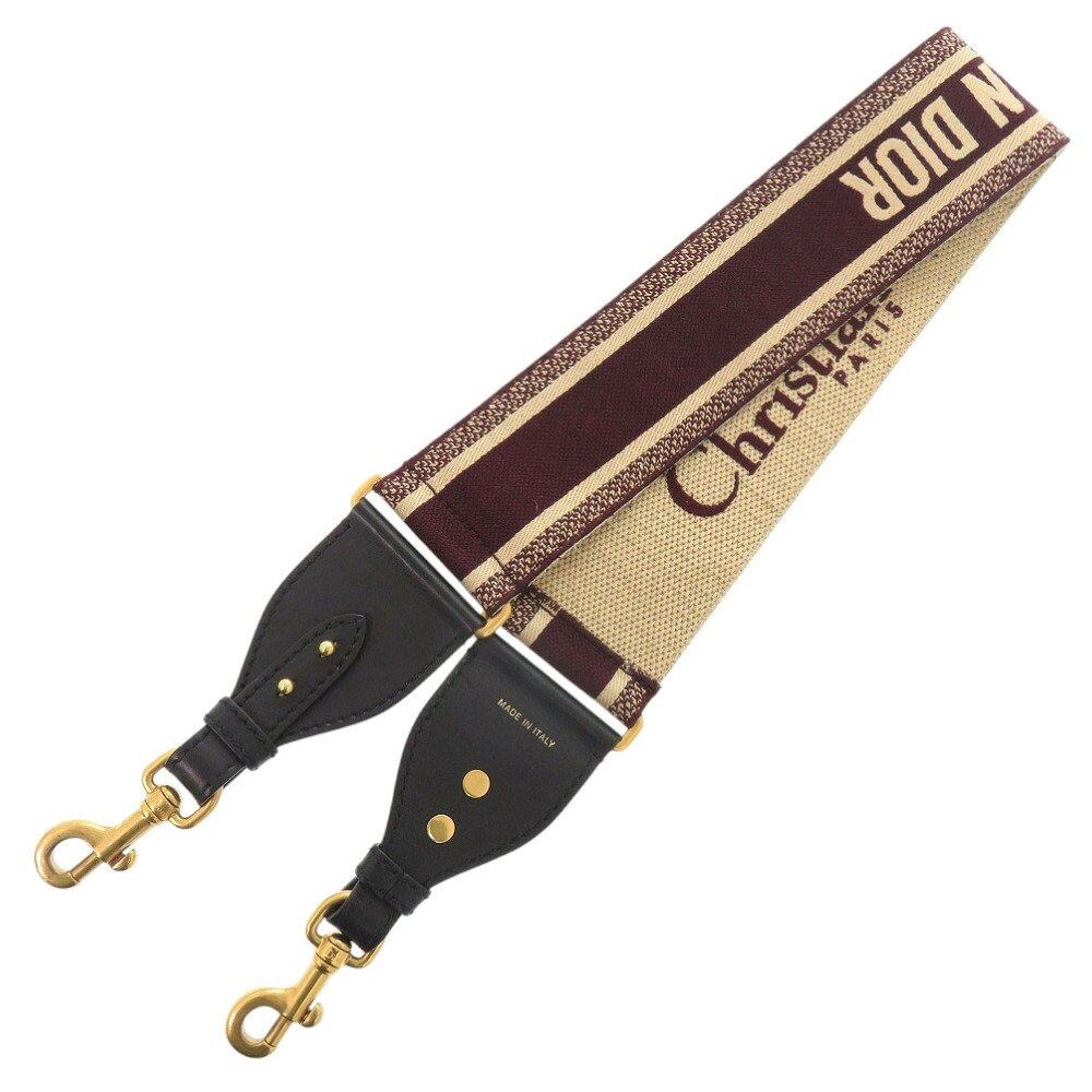 美品 クリスチャンディオール ショルダー ストラップ キャンバス ボルドー 赤 0295【中古】Christian Dior｜ＬＩＦＥ ＴＩＭＥ店