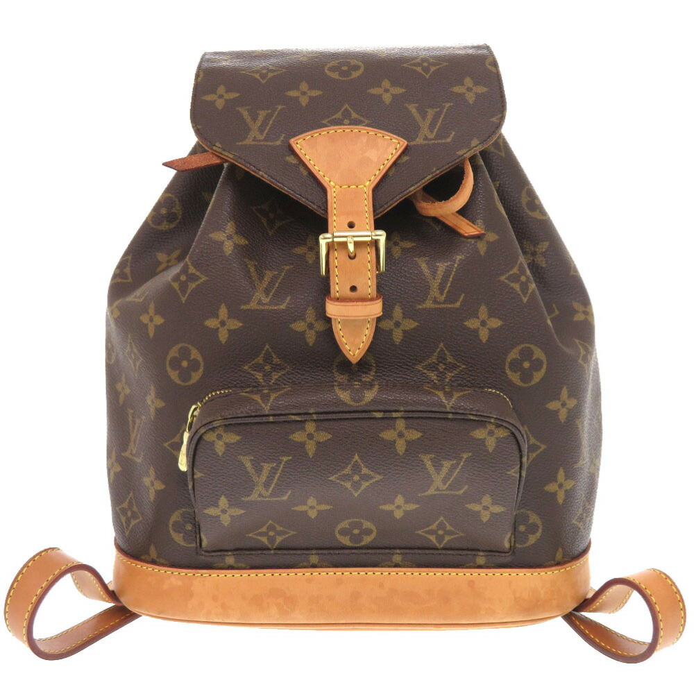 ルイ ヴィトン モン掏摸MM モノグラム M51136 背嚢 御徒面子 LV 1571 【中古】 LOUIS VUITTON