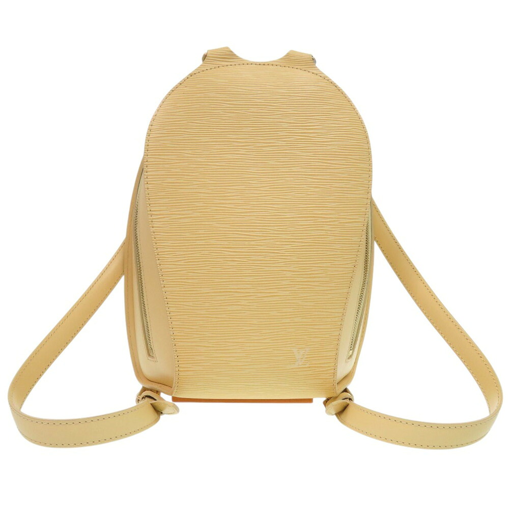美品 ルイ ヴィトン エピ マビヨン M5223A 背嚢 デイパック なめし革 バニラ LV 1194【中古】LOUIS VUITTON バッグ・小物・ブランド雑貨-バッグ