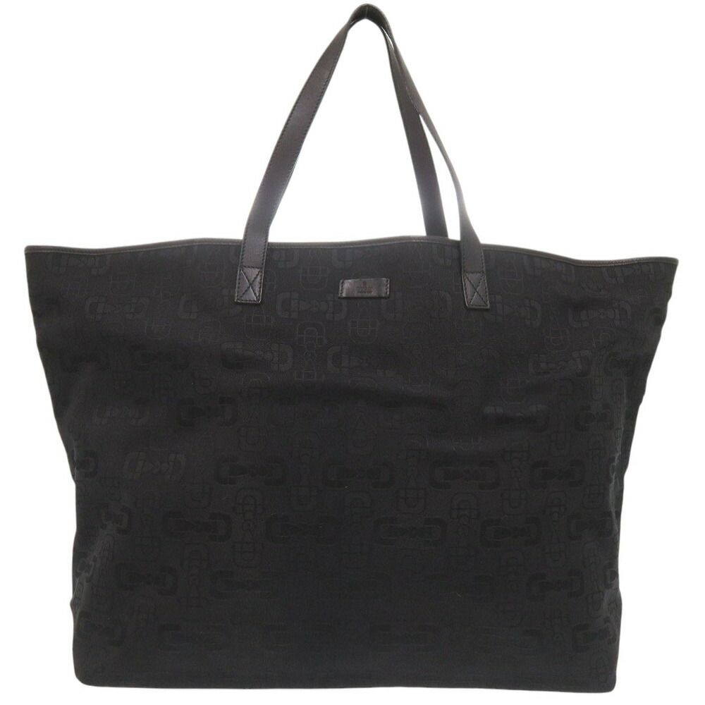 美品✨ GUCCI トートバッグ　ホースビット　GGキャンバス レザー ブラック 楽天市場】【バッグ】GUCCI グッチ GGキャンバス ホースビット