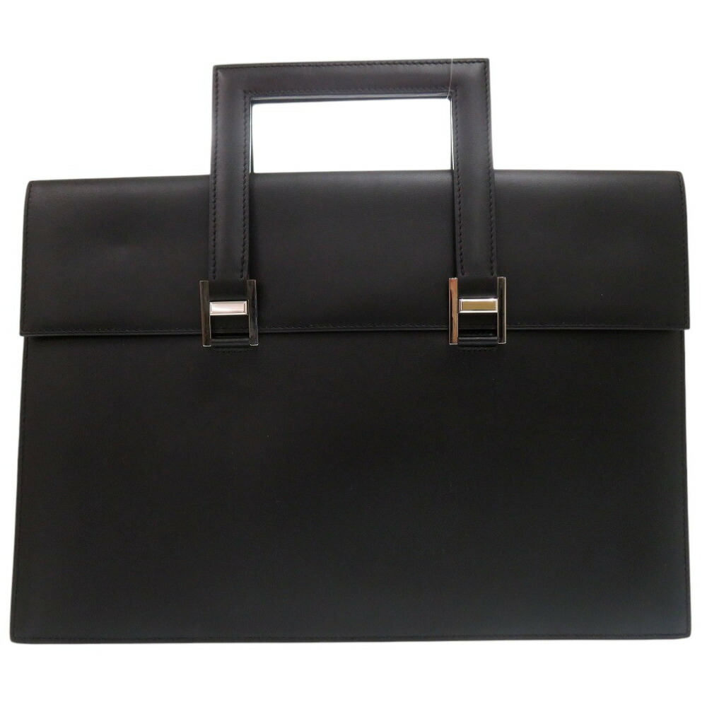 美品 HERMES　エルメス　ダニューブ38　ビジネスバック　ブラック 　□A刻 楽天市場】【バッグ】HERMES エルメス ダニューブ38 ビジネス