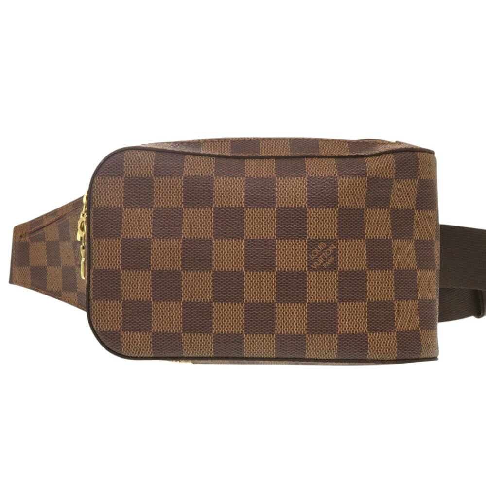 美品 ルイ ヴィトン ジェロニモス ダミエ エベヌ N51994 上半身御徒面子 LV 1063【中古】LOUIS VUITTON
