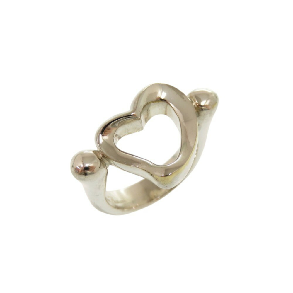 【美品】希少 9号 ティファニー ハート エナメル リング 緑 SV925 美品】希少 9号 ティファニー ハート エナメル リング 緑 SV925