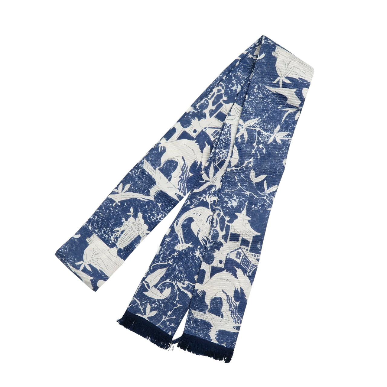 I527 美品 ボッテガヴェネタ スカーフ グレー レディース BOTTEGA VENETA(ボッテガヴェネタ) スカーフ(レディース) - 海外通販の