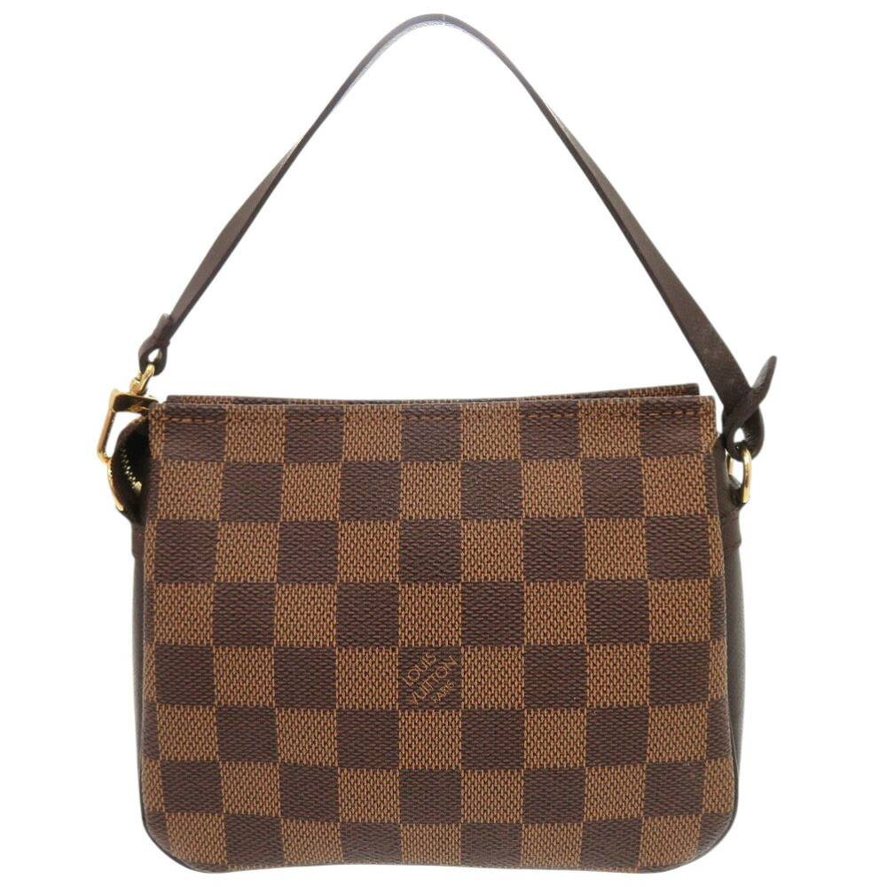 美品 ルイ ヴィトン トゥルースメイクアップ ダミエ N51982 ブラウン ハンドバッグ LV 0994【中古】LOUIS VUITTON|LIFE TIME店