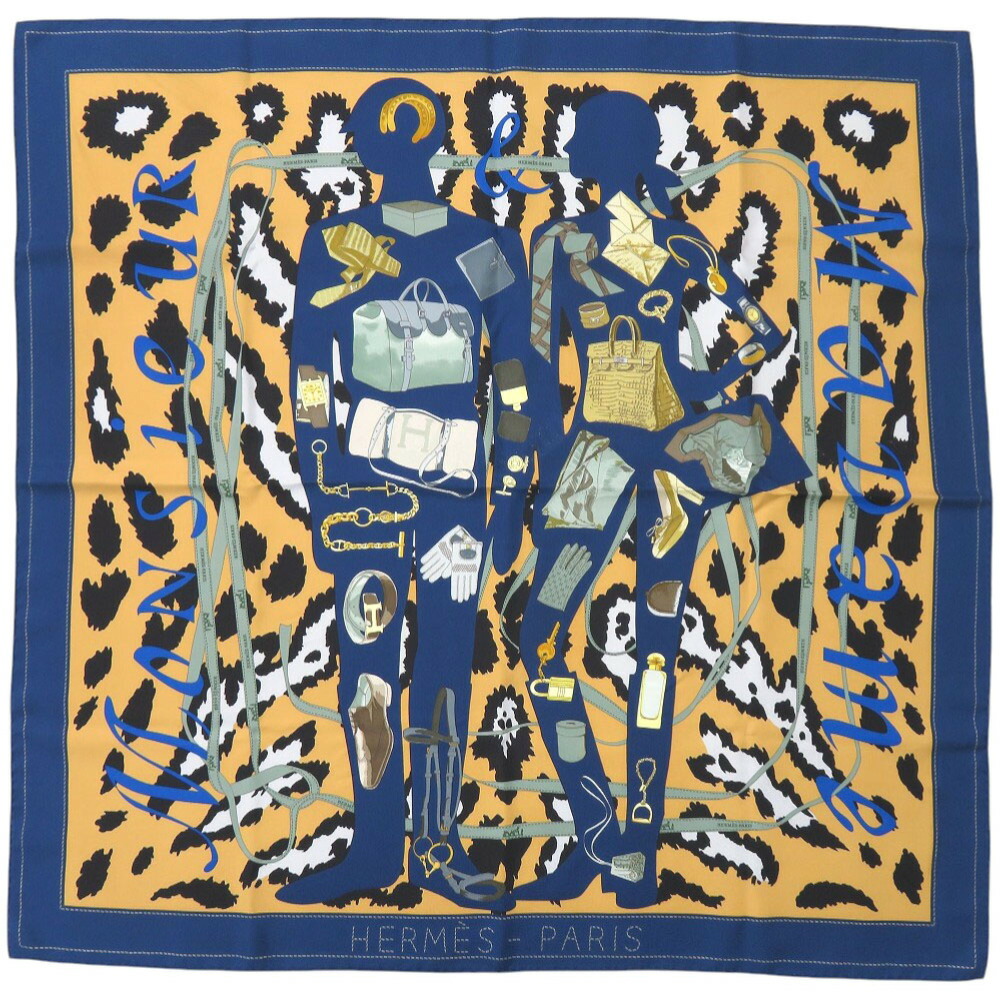 楽天市場】［南店］【極美品】 エルメス カレ90 ムッシュ
