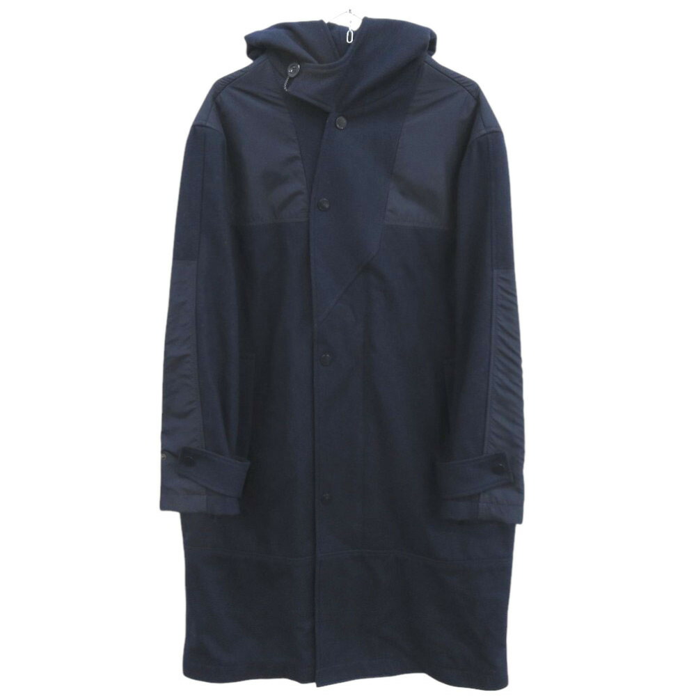 美品 タトラス × KEVIN JAMES MORLEY 羊毛 ナイロン ポリエステル 米国海軍 フーデッド厚地の外套 厚地の外套 1268【中古】TATRAS メンズ