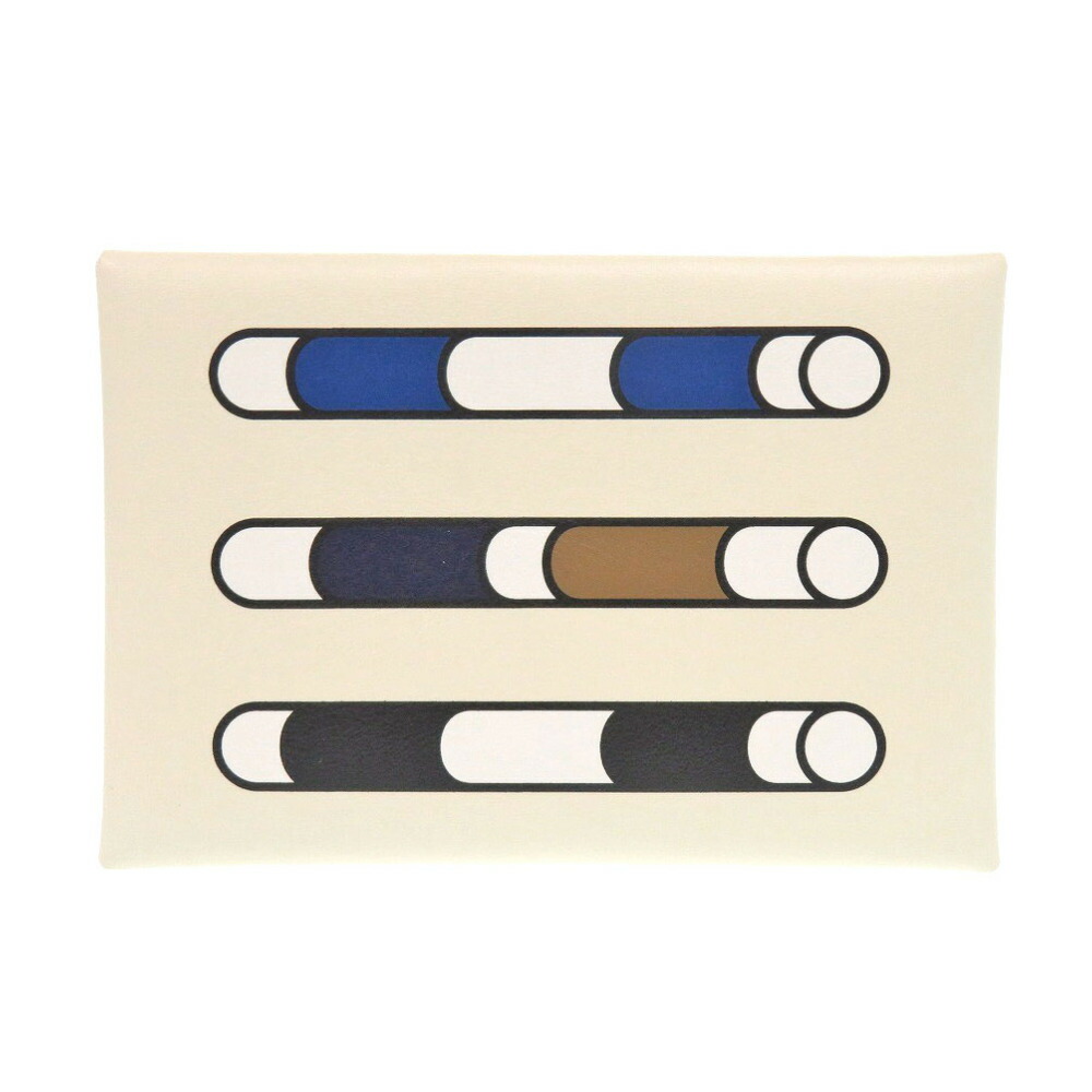 楽天市場】【中古】HERMESA刻印 カルヴィカードケース ブルーアトール