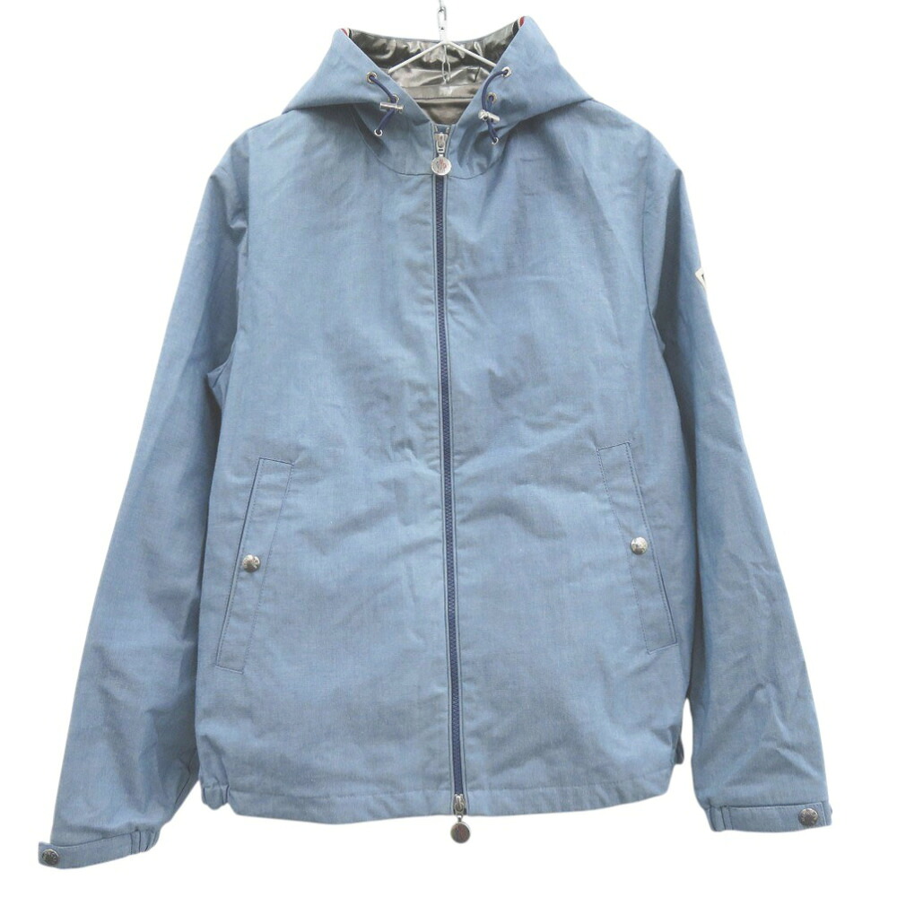 美品 モンクレール NIORTAISE ジャケット F10911B72300 ブルゾン コットン ブルー 1221【中古】MONCLER｜ＬＩＦＥ ＴＩＭＥ店