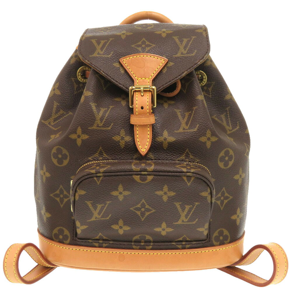 美品 ルイ ヴィトン ミニモンスリ モノグラム M51137 背嚢 御徒面子 LV 1322 【中古】 LOUIS VUITTON