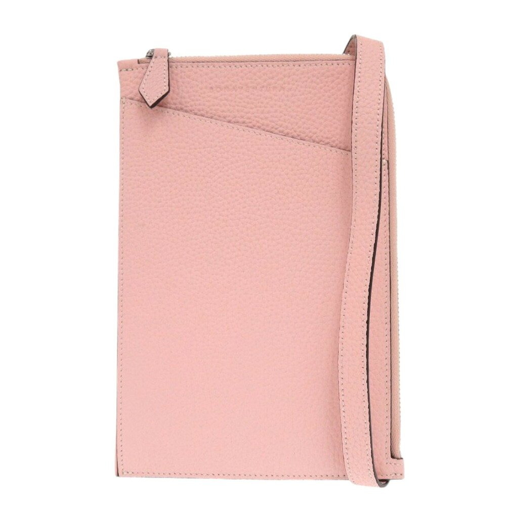 未当て嵌める ボナベンチュラ ライリー ショルダーバッグ BSST1 桜サクラ色 なめし革 0291【中古】BONAVENTURA