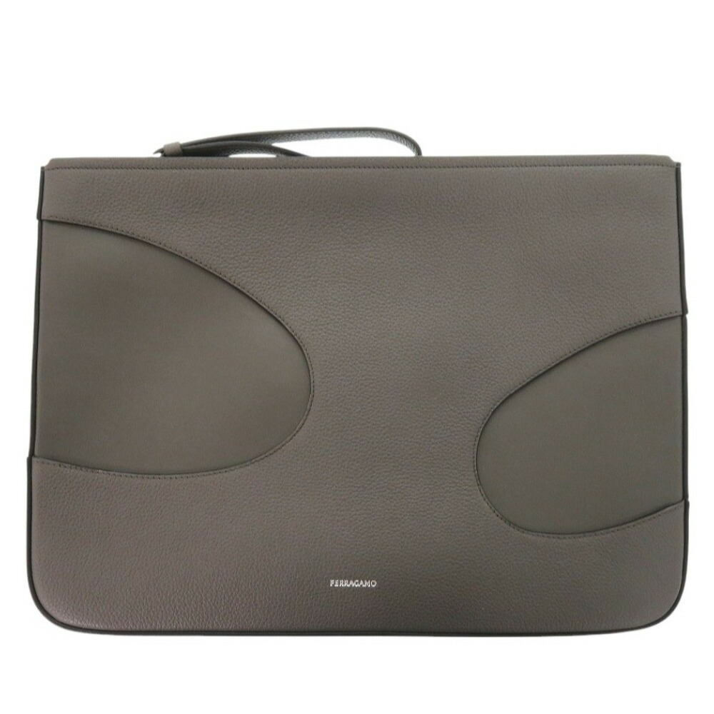☆開店セール☆ 人気 美品 サルヴァトーレフェラガモ レザー クラッチ バッグ④ Salvatore Ferragamo サルヴァトーレフェラガモ メンズ クラッチ