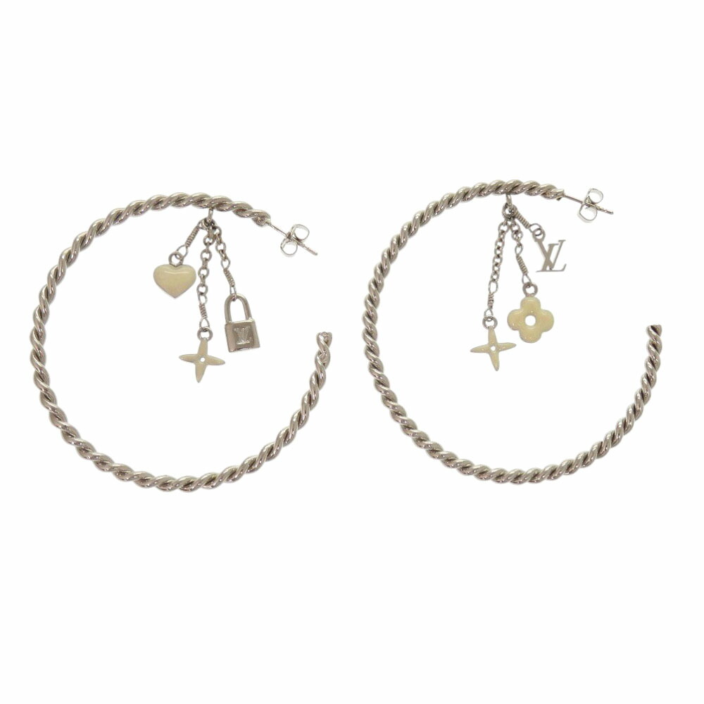 LOUIS VUITTON フープピアス クレオールスウィート シルバー reference_150015-22435-11