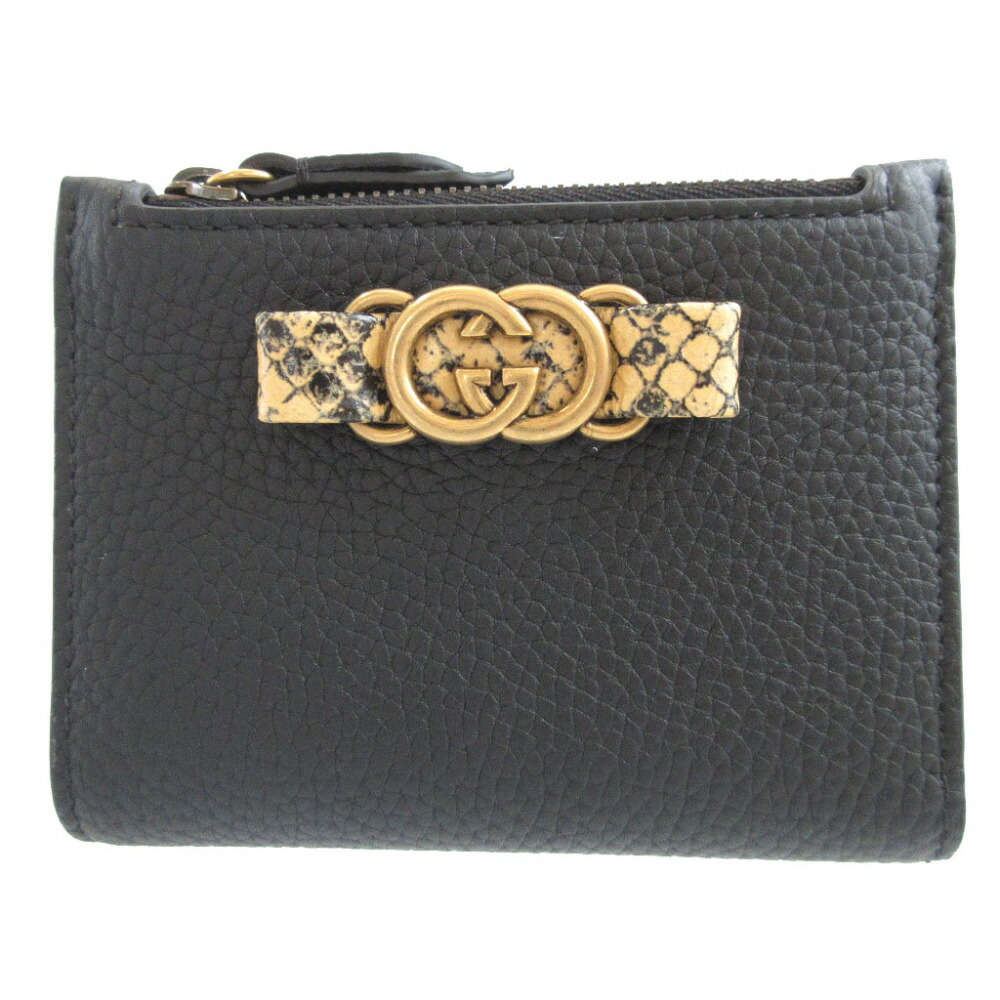 【希少】GUCCI　グッチ　二つ折り財布　グッチシマ　GG　インターロッキング 希少】GUCCI グッチ 二つ折り財布 グッチシマ GG インター