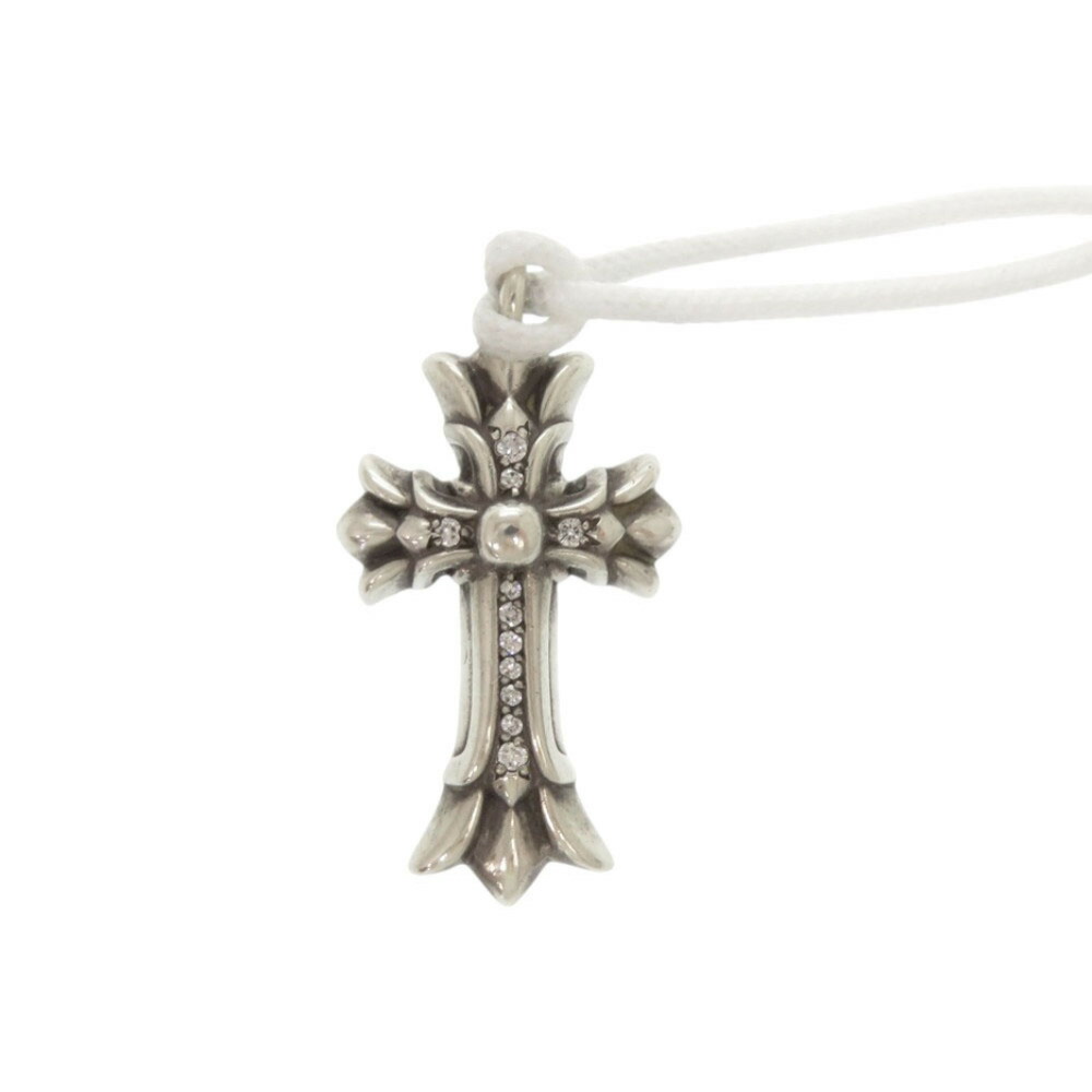 クロムハーツ ダイヤモンド ネックレス 925シルバー Chrome Hearts クロムハーツ ピースメダリオンペンダント