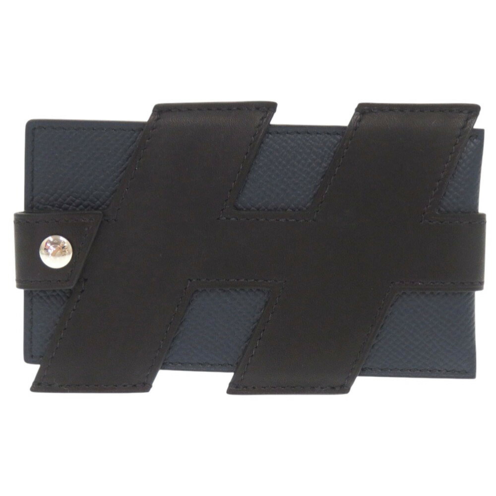 楽天市場】新品同様 エルメス MOTEL sunset レザー ブラック/ブルー