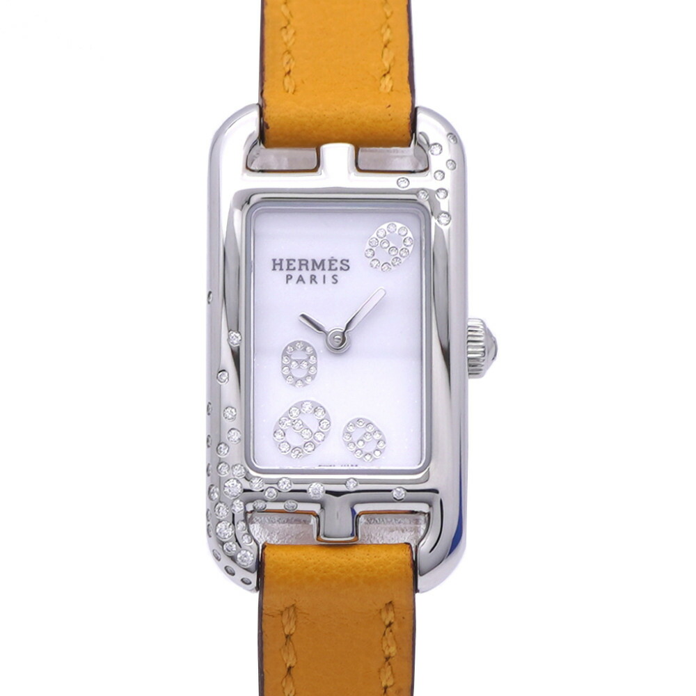 エルメス時計　エルメス ダイヤ エルメス HERMES エルメス ナンタケット K18WGダイヤモンド