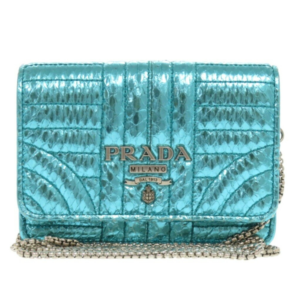 楽天市場】プラダ 財布/ミニ財布/チェーンウォレット PRADA 折財布