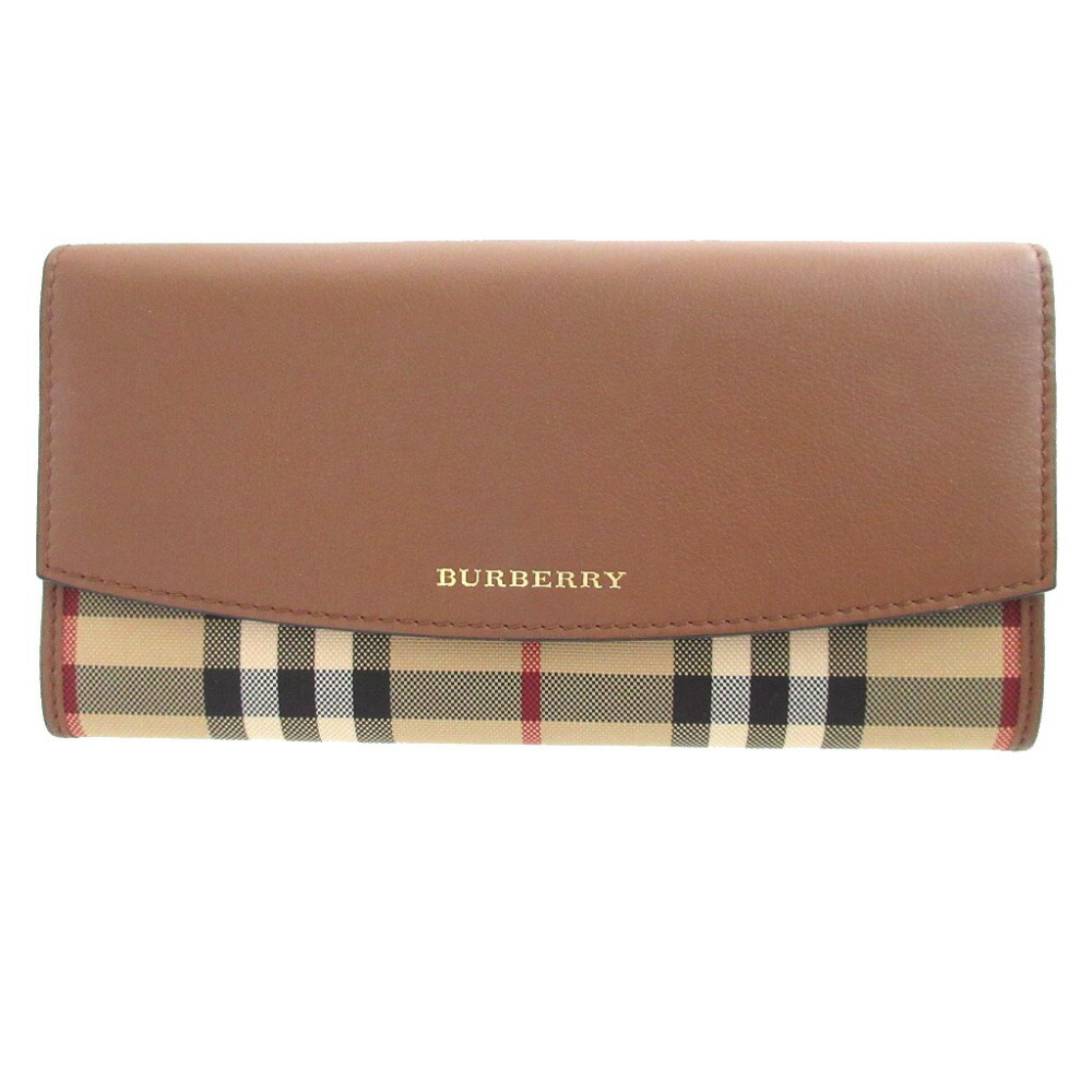 楽天市場】【財布】BURBERRY バーバリー ノバチェック柄 2つ折