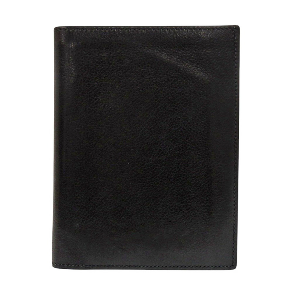 エルメス ヴォーエバーグレイン ブラック カードケース 黒 0684【中古】HERMES