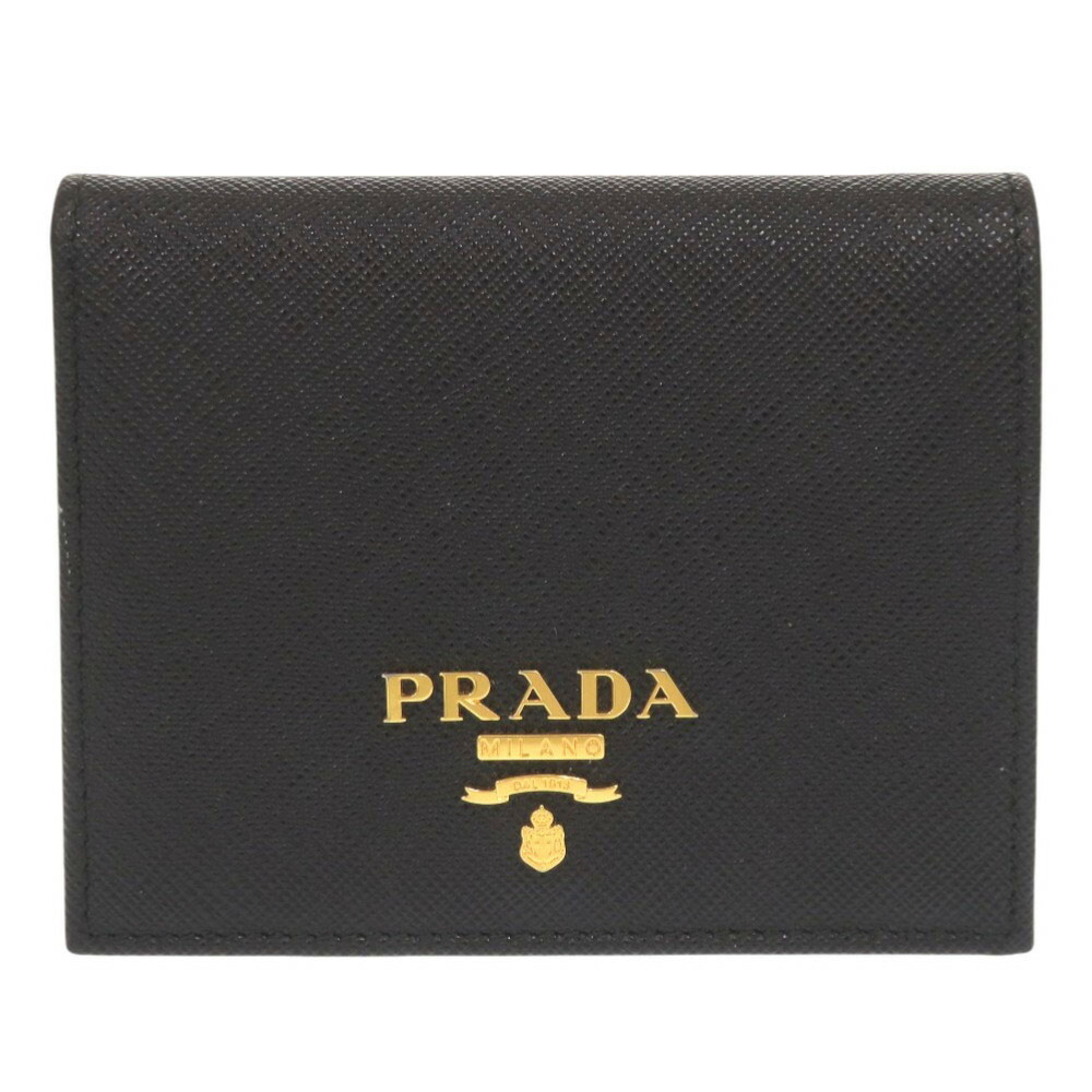 【未使用級】プラダ 二つ折り財布 サフィアーノレザー 黒 1MV204 楽天市場】未使用 プラダ PRADA 二つ折り 財布 サフィアーノ
