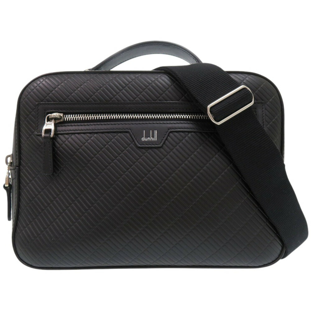 【美品】ダンヒル ショルダーバッグ ブラック ダンヒル DUNHILL Dunhill ショルダーバッグ CADOGAN